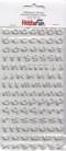 CREApop-Softy-Sticker-Bogen-HobbyFun-HF113-Alphabet-abc-Kleinbuchstaben-silber