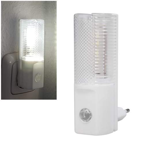 LED-Nachtlicht mit Tag/Nacht-Sensor Nachtleuchte warmweiß Orientierungslicht 