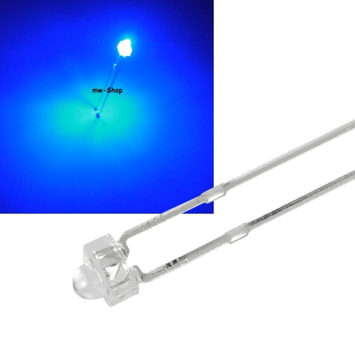 5x Blaue LED 5mm - 2000-2500mcd, 3-4,5V Für Elektronikprojekte