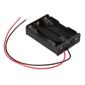 10 Stück AAA Batteriehalter Mit Kabel - Kunststoff-Batteriebox Für Elektronikprojekte