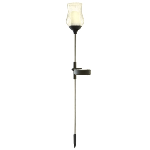 Solar Gartenstecker Lyon Mit Bruchglas Windlicht Solarleuchte